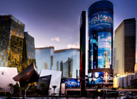 City Center at sunset.